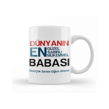 Humuts Babalar Günü Babaya Hediye 08 Kupa Bardak