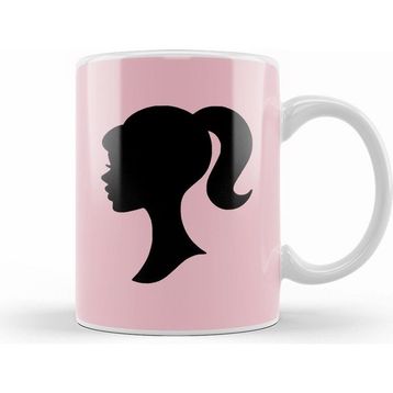 Humuts Barbie Head Logo Kupa Bardak