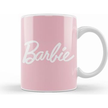 Humuts Barbie Logo 01 Kupa Bardak