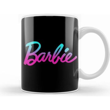 Humuts Barbie Logo 02 Kupa Bardak