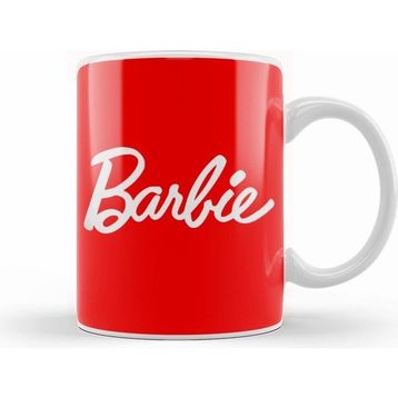Humuts Barbie Logo 04 Kupa Bardak