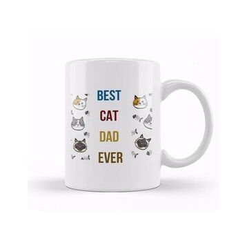 Humuts Best Cat Dad Ever 04 Kupa Bardak