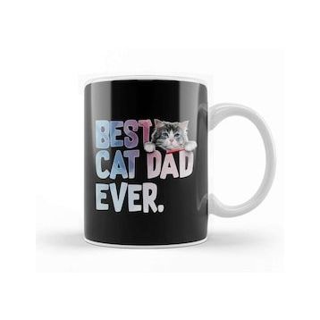 Humuts Best Cat Dad Ever Costume Gift Kupa Bardak