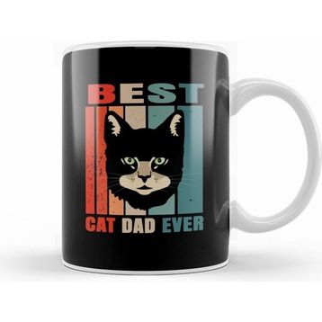 Humuts Best Cat Dad Ever Kedi 01 Kupa Bardak