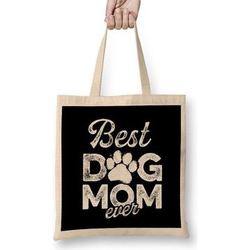 Humuts Best Dog Mom Ever 02 Bez Çanta