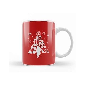 Humuts Big Lebowski Christmas Tree Silhouette Kupa Bardak