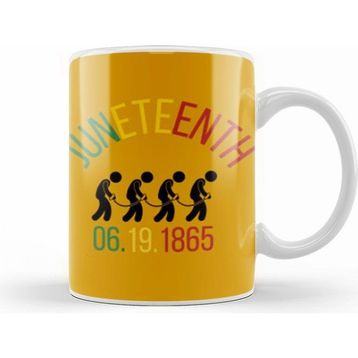 Humuts Black Juneteenth Juneteenth 2021 Beyaz Kupa