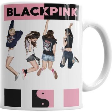Humuts Black Pink Beyaz Kupa