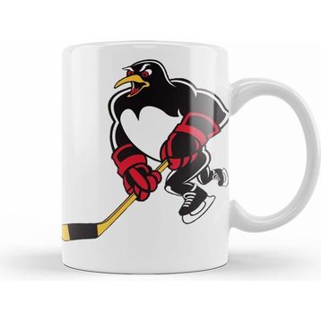 Humuts Black Pittsburgh Penguins Beyaz Kupa