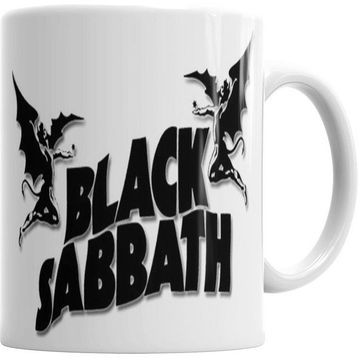Humuts Black Sabbath Beyaz Kupa