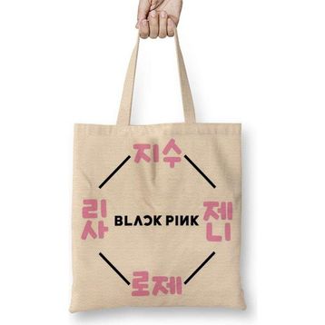 Humuts Blackpink Blackpınk Bez Kadın Günlük Çanta
