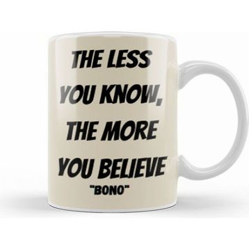 Humuts Bono Quotes Gift Kupa Bardak