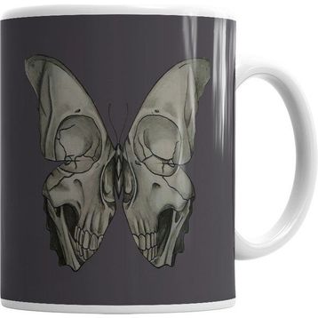 Humuts Borboleta Skull Kupa Bardak