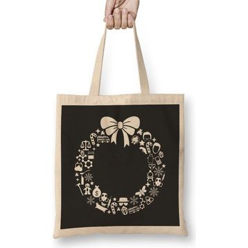 Humuts Breaking Bad Christmas Wreath Pattern Bez Çanta