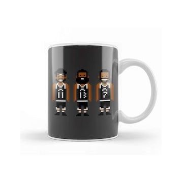 Humuts Brooklyn Nets Pixel Players Nets Big 3 Kupa Bardak