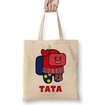 Humuts Bts Among Us BT21 Tata 01 Bez Çanta