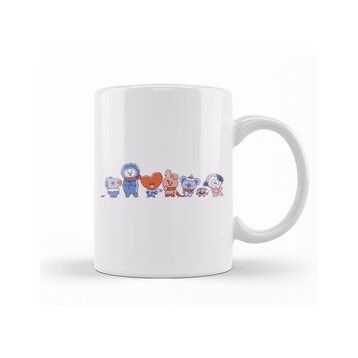 Humuts Bts BT21 Christmas Time Kupa Bardak