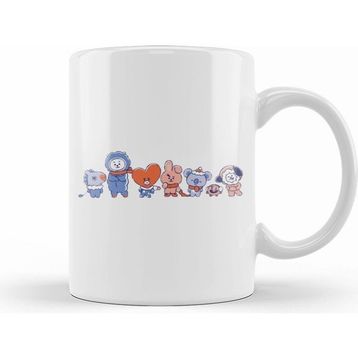 Humuts Bts BT21 Christmas Time Kupa Bardak