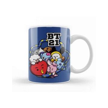 Humuts Bts BT21 Hug Kupa Bardak