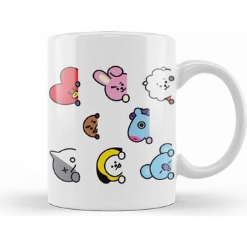 Humuts Bts BT21 Kupa Bardak