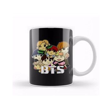 Humuts Bts Chibi Dogpile Kupa Bardak