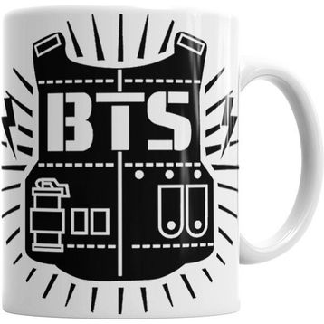 Humuts Bts Kore Müzik Kupa Bardak