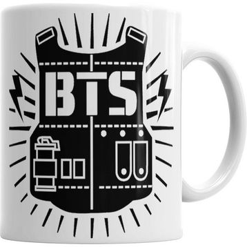 Humuts Bts Kore Müzik Kupa Bardak