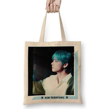 Humuts Bts V Lights Oil Paint Bez Çanta