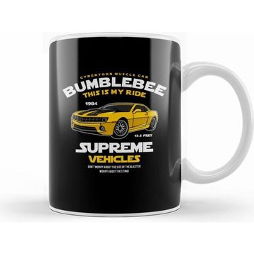 Humuts Bumblebee Transformer 02 Beyaz Kupa