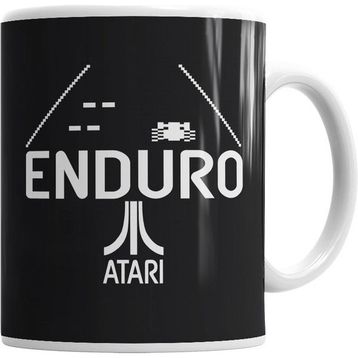 Humuts Camiseta Atari Enduro Beyaz Kupa