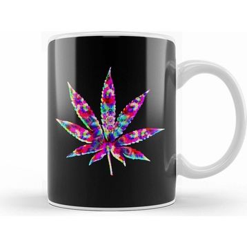 Humuts Cannabis Marijuana Beyaz Kupa