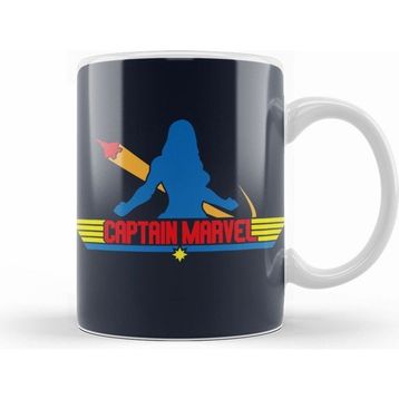 Humuts Captain Marvel Top Captain Kupa Bardak