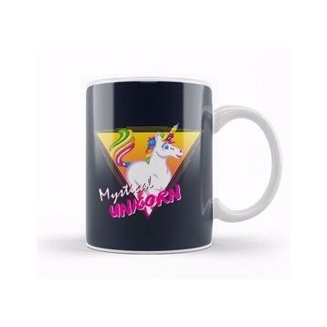 Humuts Cartoon Multicolour Unicorn Kupa Bardak