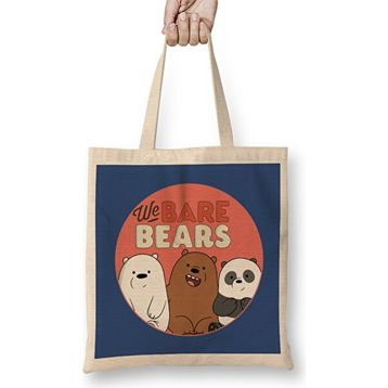 Humuts Cartoons We Bare Bears Bez Çanta