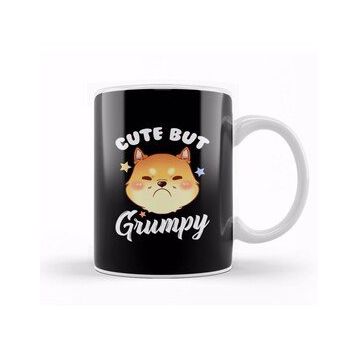 Humuts Cat Cute But Grumpy Cute Kitty Is Cute But Grumpy Kitten Upset Pouting Kupa Bardak