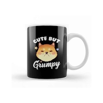 Humuts Cat Cute But Grumpy Cute Kitty Is Cute But Grumpy Kitten Upset Pouting Kupa Bardak