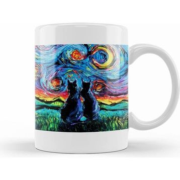Humuts Cat Van Goghs Cats Kedi Kupa