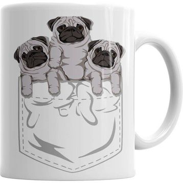 Humuts Cepte Pug Kupa Bardak