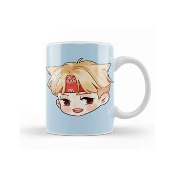 Humuts Chibi Face Suga Bts 01 Kupa Bardak