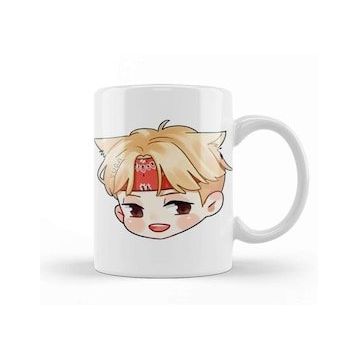 Humuts Chibi Face Suga Bts 02 Kupa Bardak
