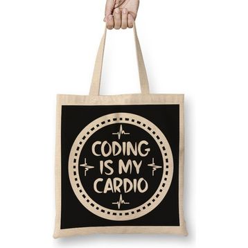 Humuts Coding is My Cardio Fitness Gym Workout Mens Womens 01 Bez Çanta