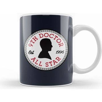 Humuts Converse All Star Ninth Doctor Who Beyaz Kupa