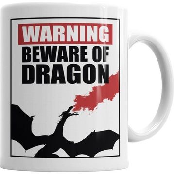 Humuts Cuidado Dragao Feroz Beyaz Kupa