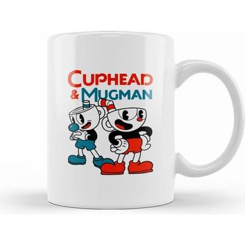 Humuts Cuphead Mugman Beyaz Kupa