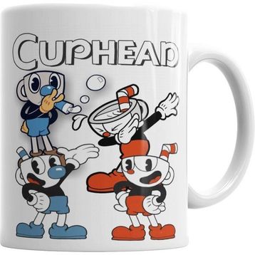 Humuts Cuphead Three Beyaz Kupa
