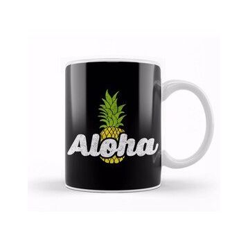 Humuts Cute Aloha Pineapple Hawaiian Fruit Theme Kupa Bardak
