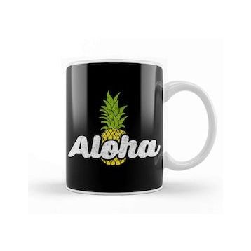 Humuts Cute Aloha Pineapple Hawaiian Fruit Theme Kupa Bardak
