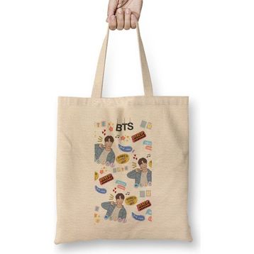 Humuts Cute Bts Jimin 01 Bez Çanta