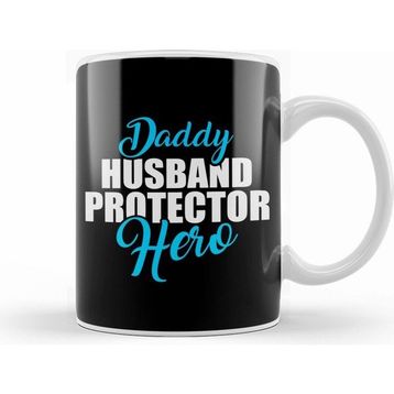 Humuts Cute Daddy Husband Protector Hero Awesome Dad Kupa Bardak