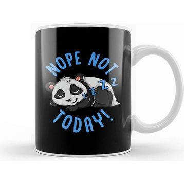 Humuts Cute & Funny Nope Not Today Lazy Napping Panda Kupa